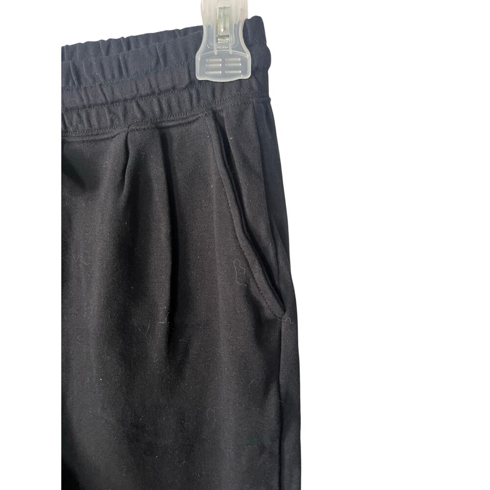 Zenana Women's Cotton Black Set Joggers & Short Sleeve Top NWT - Picture 3 of 6